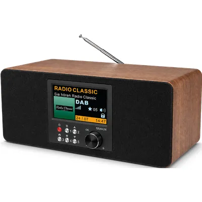 Albrecht DR864 Seniorenradio Stereo DAB+/UKWGroßes 4,3" Farbdisplay, ASA, 2 x 5 Watt