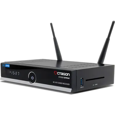 Octagon SF8008 V3 Supreme UHD 4K Twin Sat-Receiver 2x DVB-S2X MS, Linux E2, M.2, Dual-WiFi 2TB SSD