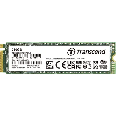 Transcend 256 GB Interne PCIe SSD TS256GMTE672AI-VS1 (TS256GMTE672AI-VS1)