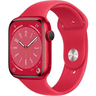 Apple Watch Series 8 in Rot Alu