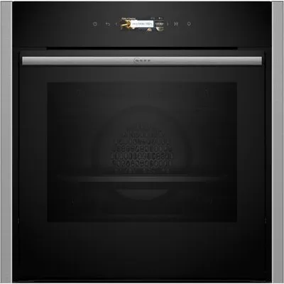 B54CR71N0 Einbaubackofen edelstahl, Pizza-Stufe, schnelles Vorheizen, Hefeteig-Gärstufe, Brotback-Stufe, WLAN, pyrolytische Selbstreinigung