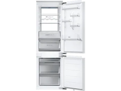 HAIER HBW7518BT ID Titanium Series 6 Einbau-Kühlgefrierkombination (268 l, B, 1772 mm hoch, Weiß)