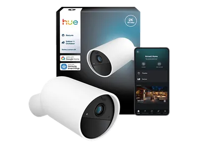 PHILIPS Hue Secure Weiß, Kabellose, Smarte Kamera