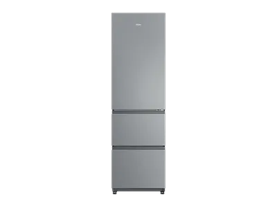 HAIER HTR3518ENMX 3D 55 Series 3 Kühlgefrierkombination (E, 303 l, 1850 mm hoch, Inox)