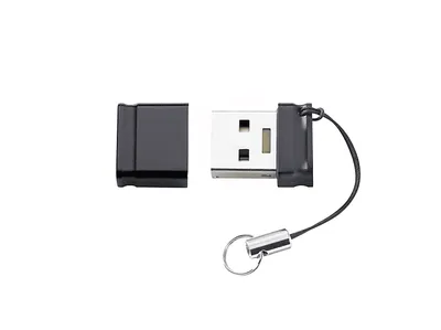 Intenso Slim Line Typ-A 64GB USB-Stick Mit Schutzkappe, Öse, bis zu 35 MB/s, USB 3.2 Gen 1x1 (5 Gbit/s)