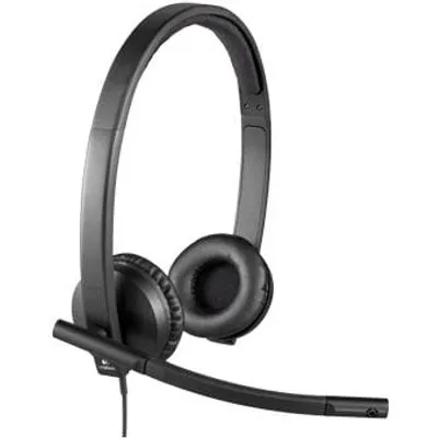 Logitech H570E, USB Stereo Headset, Kabelgebunden USB-A-Anschluss, Geräuschunterdrückung, UC zertifiziert