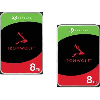 Seagate IronWolf 8TB 3.5 Zoll SATA 7200U/m Interne NAS Festplatte (CMR)