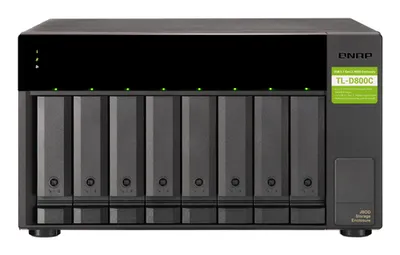 QNAP TL-D800C Erweiterungsgehäuse 8-Bay [0/8 HDD/SSD, 1x USB 3.2 Gen 2 Type-C]
