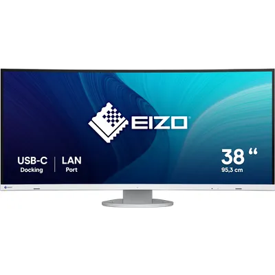 Eizo FlexScan EV3895-WT - LED, Curved IPS-Panel, UWQHD, USB-C
