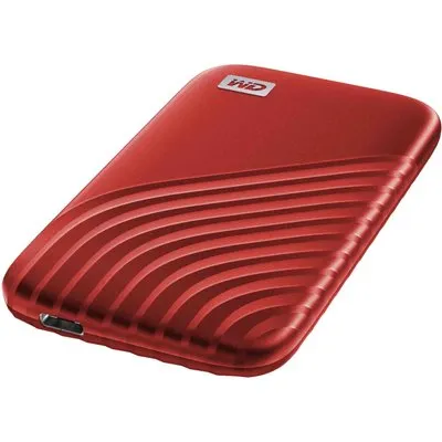 WD My Passport SSD 2TB Rot Externe Solid-State-Drive, USB 3.2 Gen 2x1