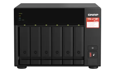 QNAP TS-673A-8G NAS 6-Bay [0/6 HDD/SSD, 2x 2.5 Gigabit Ethernet, 3x USB-A, 1x USB-C, 8GB RAM]