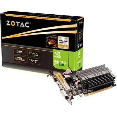 Zotac GeForce GT 730 passiv Grafikkarte 4GB DDR3, VGA, DVI, HDMI