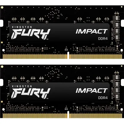 Kingston FURY Impact 32GB Kit (2x16GB) DDR4-3200 CL20 SO-DIMM Gaming Arbeitsspeicher
