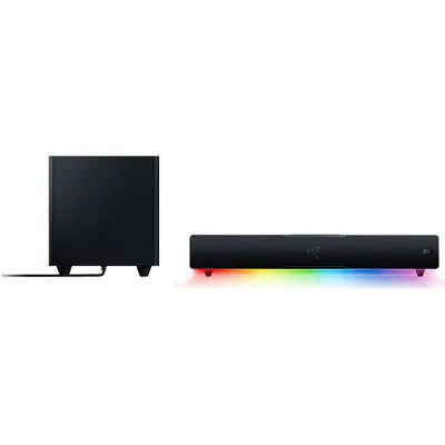 Razer Leviathan V2 - PC-Gaming-Soundbar mit Subwoofer 7.1 , RGB, THX Spatial Audio, Bluetooth 5.2