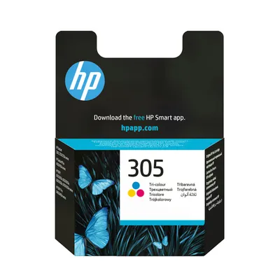 HP 305 (3YM60AE) Original Druckerpatrone C/M/G Kompatibilität: HP DeskJet 2000er Serie / HP ENVY 6000er Serie