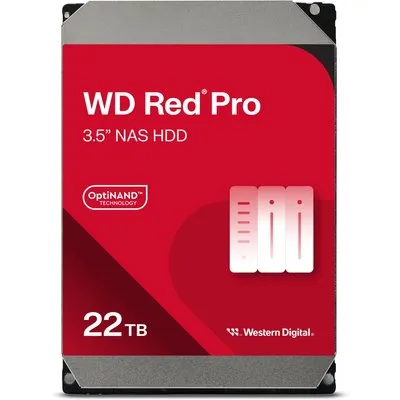 Western Digital WD Red Pro 22TB 3.5 Zoll SATA Interne NAS Festplatte (CMR)