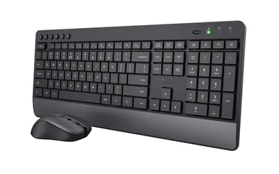 Trust Trezo Comfort kabelloses Tastatur & Maus Set - Deutsches QWERTZ-Layout