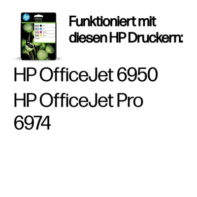 HP 903 (6ZC73AE) Original Druckerpatronen 4er-Pack