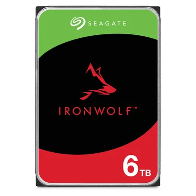 Seagate IronWolf 6TB 3.5 Zoll SATA 256MB Interne NAS Festplatte (CMR)