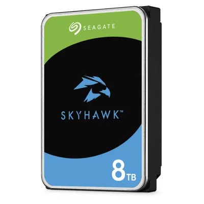 Seagate SkyHawk 8TB 256MB 3.5 Zoll SATA 6Gb/s Interne CMR Surveillance Festplatte