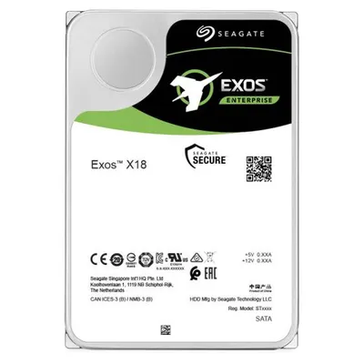 Seagate Exos X18 14TB 3.5 Zoll SATA Interne Festplatte mit FastFormat (512e/4Kn)