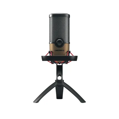 CHERRY UM 9.0 PRO RGB, USB-Mikrofon für Streaming und Office mit eindrucksvoller RGB-Beleuchtung