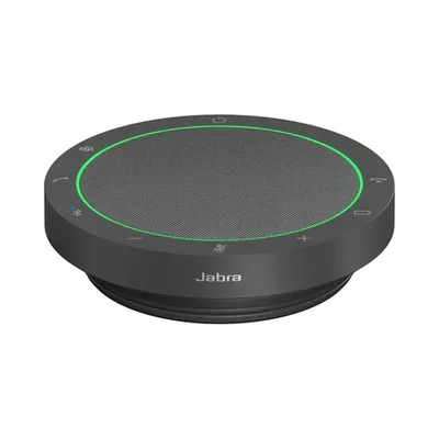 Jabra Speak2 55, Mobile Freisprecheinrichtung, Vollduplex Audio, Bis zu 12 Stunden Akkulaufzeit, Spritzwassergeschützt, 4 Mikrofone, USB-A- und -C-Ans