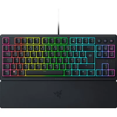 Razer Ornata V3 TKL - Low Profile Gaming Tastatur - QWERTZ Layout, 8 Zonen-RGB-Beleuchtung, ohne Nummernblock