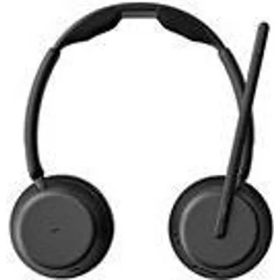 EPOS IMPACT 1061T ANC, Beidseitiges Bluetooth-Headset Hybrides adaptives Active Noise Cancellation (ANC), incl. Kontaktloser Ladestation, MS Teams kom