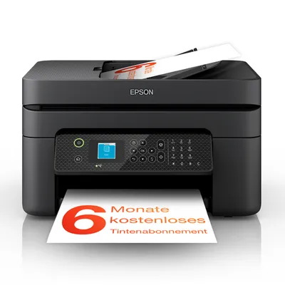 Epson WorkForce WF-2930DWF 4in1 Tintenstrahl-Multifunktionsgerät A4, Drucker, Scanner, Kopierer, Fax, Duplex, USB, WLAN