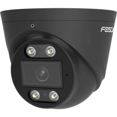 Foscam T8EP Überwachungskamera Schwarz 8MP (3840x2160), PoE, Integrierter Scheinwerfer und Sirene
