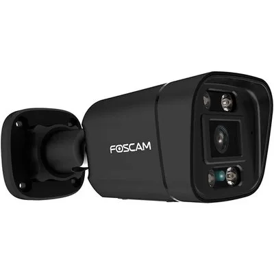 Foscam V5EP Überwachungskamera Schwarz 5MP (3072x1728), PoE, Integrierter Scheinwerfer und Sirene