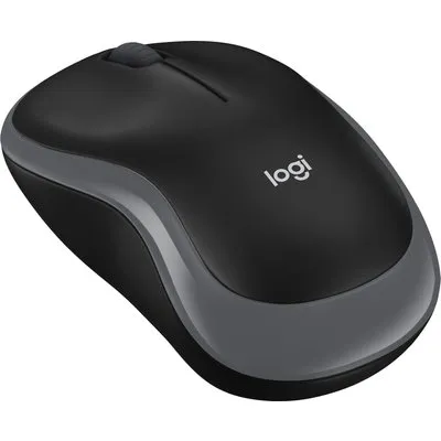Logitech M185 kabellose optische Maus mit extrem langer Betriebsdauer, Plug&Play, grau