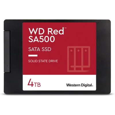 WD Red SA500 SSD 4TB 2.5 Zoll SATA Interne Solid-State-Drive
