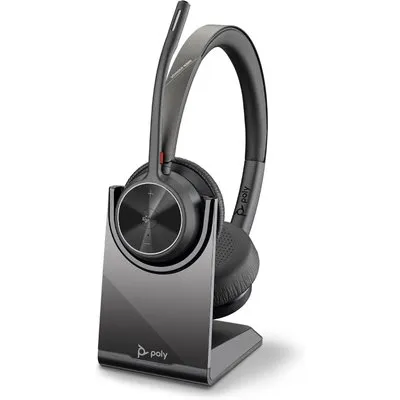 Poly Voyager 4320 USB-C MS Teams Certified Headset +BT700 dongle +Charging Stand