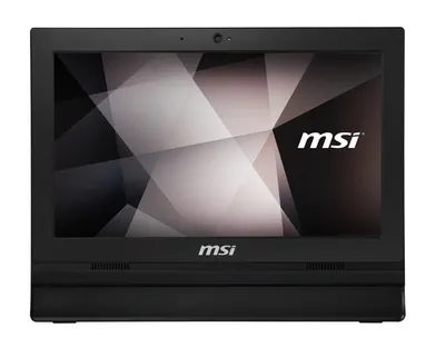 MSI PRO 16T 10M-228XDE All-in-One 15,6" Touch Display, Intel Celeron 5205U, 4GB RAM, 250GB SSD, oOS
