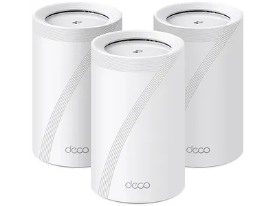 TP-Link Deco BE65 WiFi 7 Mesh System, 3er Pack BE9300 Tri-Band, 4x 2.5 GbE LAN/WAN