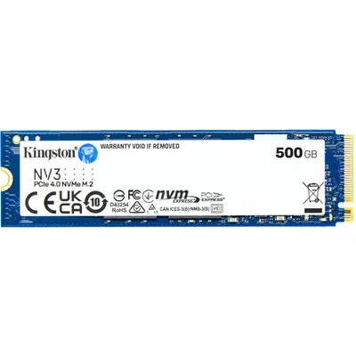 Kingston NV3 SSD 500GB M.2 2280 PCIe Gen4 NVMe Internes Solid-State-Module