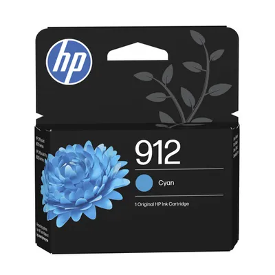 HP 912 (3YL77AE) Original Druckerpatrone Cyan Kompatibilität: HP OfficeJet 8000er Serie