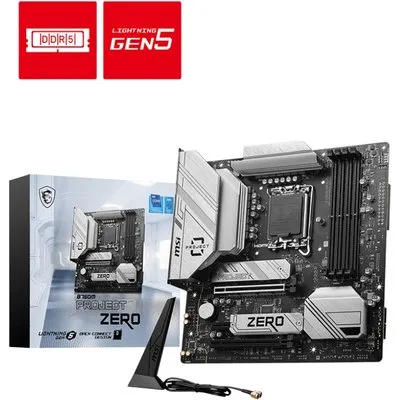 MSI B760M Project Zero Mainboard