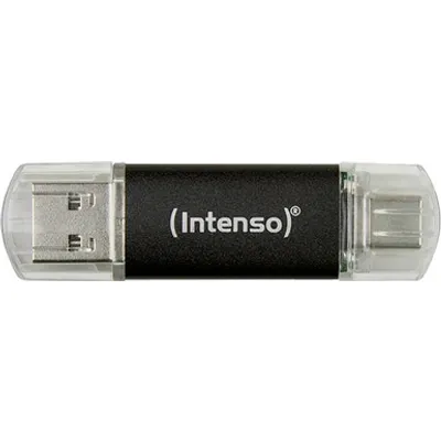Intenso Twist Line Typ-A/Typ-C 256GB USB-Stick Mit Schutzkappe, bis zu 70 MB/s, USB 3.2 Gen 1x1 (5 Gbit/s)