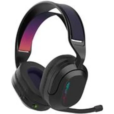 Jlab Nightfall Wireless Gaming Headset Black Duale Wireless-Verbindungen über USB oder Bluetooth, Drehbares Mikrofon, bis zu 70 Std. Akkulaufzeit