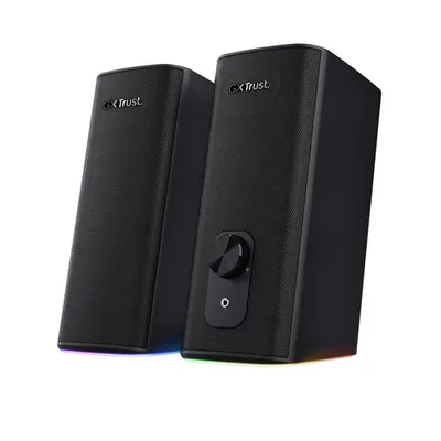 Trust GXT612 Cetic Bluetooth® Gaming-Lautsprecherset Leistungsstarkes kabelloses Lautsprecherset mit Bluetooth® und RGB-Beleuchtung