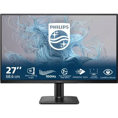 Philips 27E2N1100L/00 - 27 Zoll Full HD Monitor, Adayptive Bildsynchronisation (1920x1080, 100 Hz, 1x D-Sub, 1x HDMI 1.4) schwarz