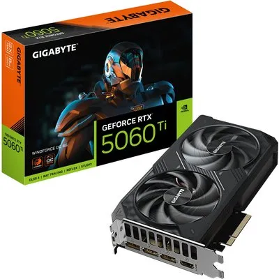 GIGABYTE GeForce RTX 5060 Ti 8GB Windforce OC - 8GB GDDR7, HDMI, 3x DP