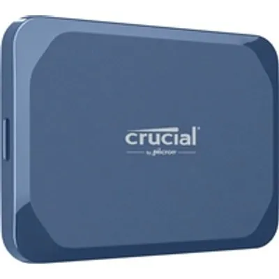 Crucial X10 Portable SSD 2TB Blau Externe Solid-State-Drive, USB 3.2 Gen 2x2