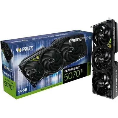 Palit GeForce RTX 5070 Ti GamingPro-S - 16GB GDDR7, HDMI, 3x DP