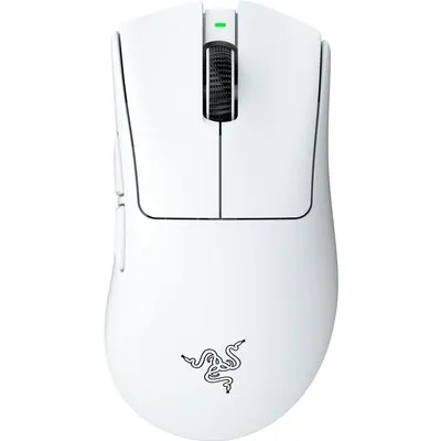 Razer Deathadder V4 Pro - Ultra leichte kabellose ergonomische E-Sport-Maus mit Focus Pro 45K Optical Sensor Gen-2, 56 Gramm Gewicht, weiß