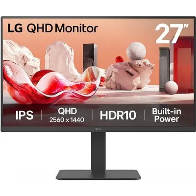 LG 27BA45QB-B 27" IPS Business Monitor - QHD IPS Panel Höhenverstellbar 150mm, EPEAT, Energy Star, TCO Certified