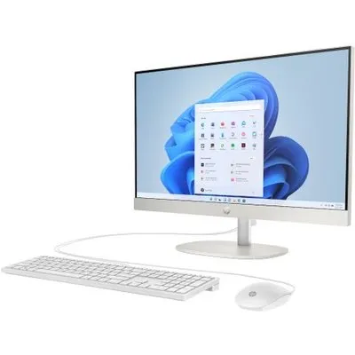 HP All-in-One PC 24-cr0242ng [60,5cm (23,8") FHD-Display, Intel Core i3 N300, 8GB RAM, 256GB SSD, DOS]